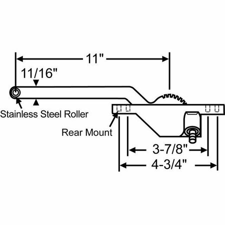 STRYBUC Single Arm Casement Operator 36-227-10